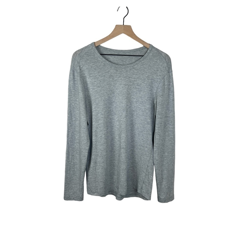 Lululemon 5 Year Basic Grey Long Sleeve Shirt